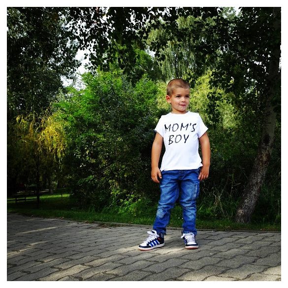 Fiú póló - MOM'S BOY  