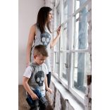 Koponyás női póló